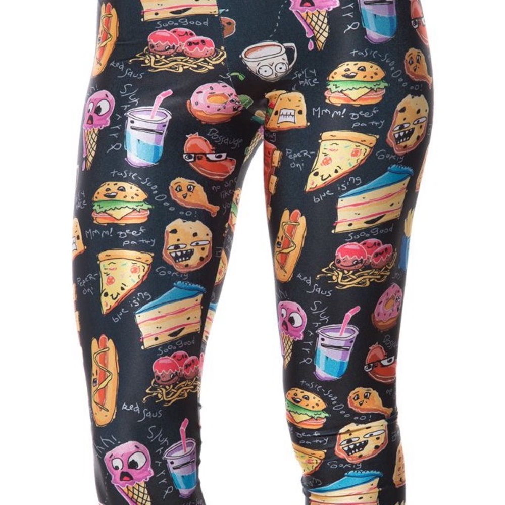 Authentic Blackmilk DISCONTINUED Munchies leggings. GREAT condition - Picture 2 of 7